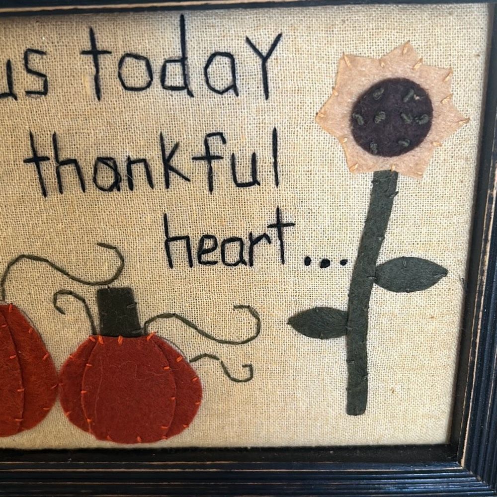 Thankful Framed Sampler - Picture 3 of 4
